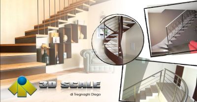 offerta realizzazione scale a giorno mono struttura occasione produzione scale in legno verona