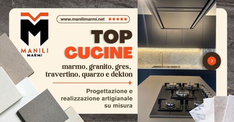 Top cucina marmo su misura