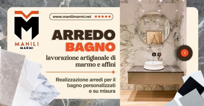 Arredo bagno in pietra naturale