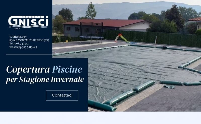 vendita coperture piscine per stagione invernale