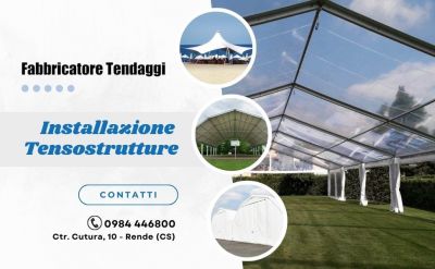 installazione tensostruttura rende