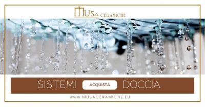 sistemi completi doccia dal design moderno sardara