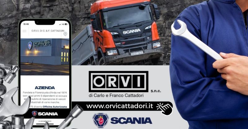 Riparazione camion Scania officina specializzata provincia