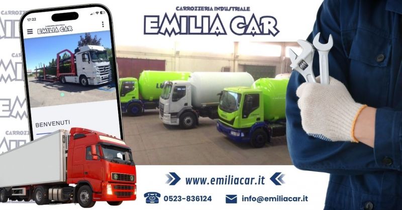 Riparazione carrozzeria camion Emilia Romagna