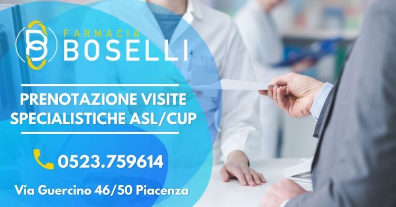 Offerta prenotazione visita specialistica ASL CUP - Offerta ritiro dispositivi diabetologici Piacenza
