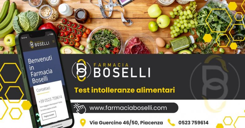 Test intolleranze alimentari in farmacia