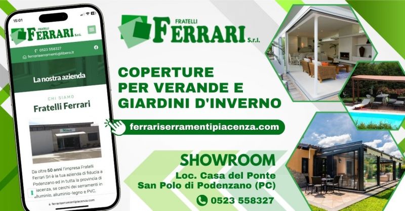 Coperture per verande stile moderno