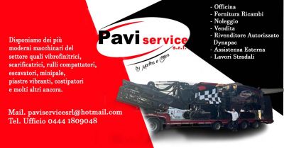 pavi service srl promozione noleggio e vendita usato macchine riparazioni stradali