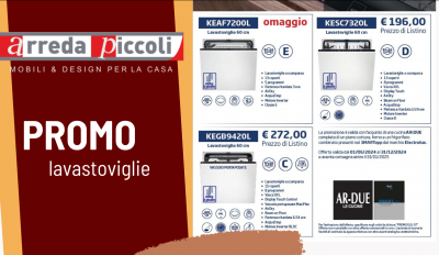 offerta lavastoviglie electrolux con cucina ar due