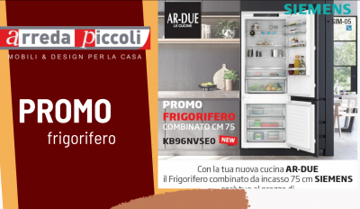 promo frigorifero combinato siemens con cucina ar due