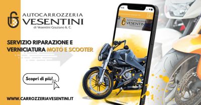 offerta carrozzeria specializzata riparazione verniciatura moto scooter