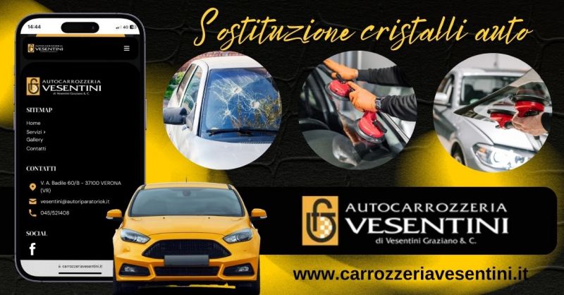 Dove sostituire i cristalli auto