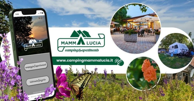 Campeggio nella natura con rimessa roulotte camper in montagna San Zeno