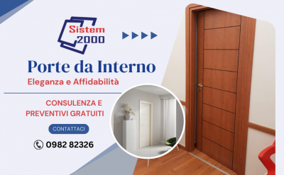 porte dinterno con finiture in legno falconara albanese