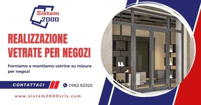 realizzazione vetrate per negozi