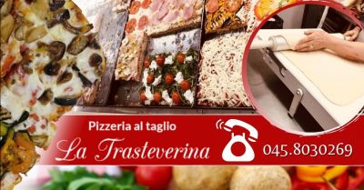  la trasteverina offerta pizzeria al taglio centro verona occasione pizza artigianale al trancio verona