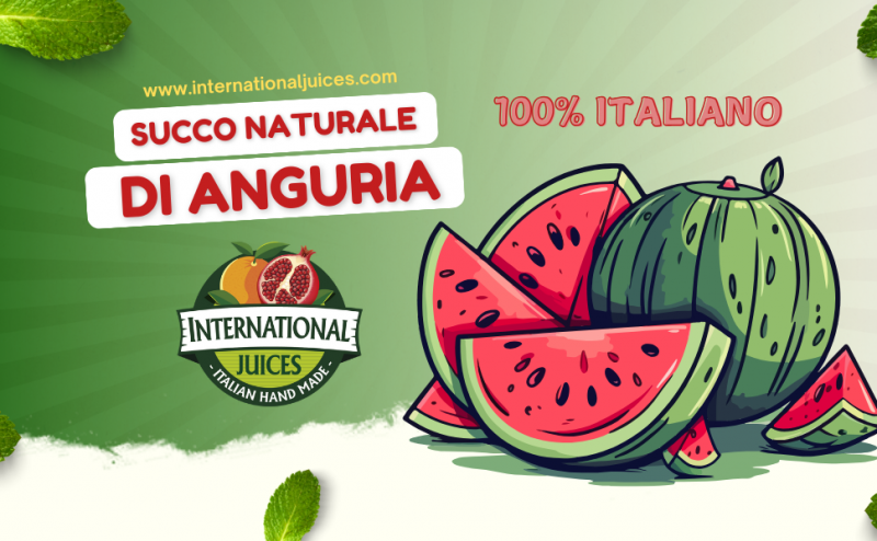 produzione succo naturale italiano all'anguria