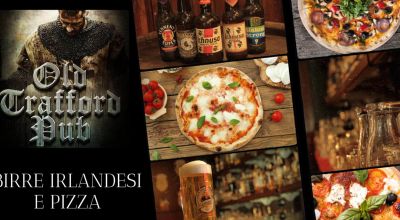 pub con birra irlandese e pizza