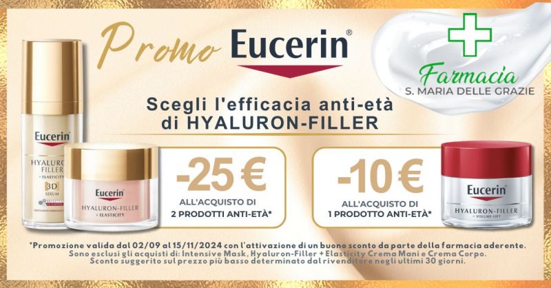 Creme anti eta Eucerin in offerta