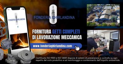 fornitura getti completi di lavorazione meccanica in ghisa