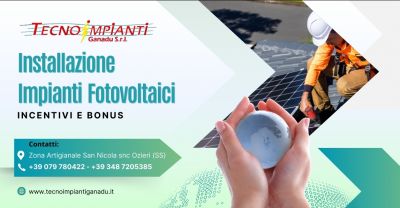 installazione impianti fotovoltaici incentivi sardegna