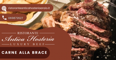 offerta ristorante di carne alla brace pregiata ariccia