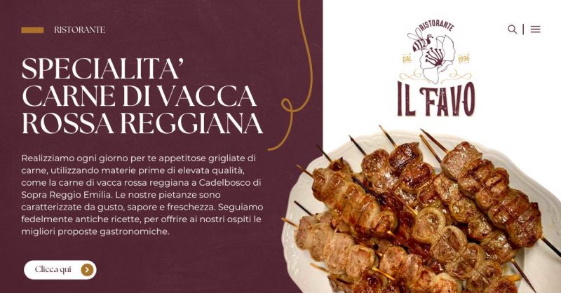 Specialita carne locale alla griglia vicino a