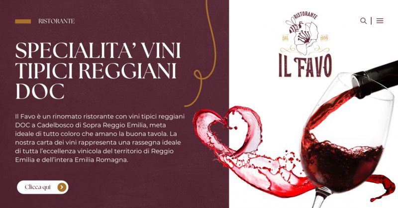 Specialita tipiche cucina reggiana con vini locali vicino a