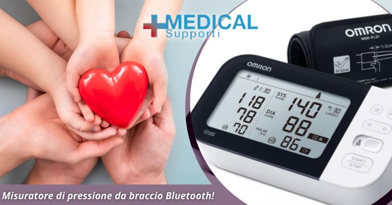MEDICAL SUPPORTI - Offerta misuratore di pressione da braccio Omron con  Bluetooth Ragusa