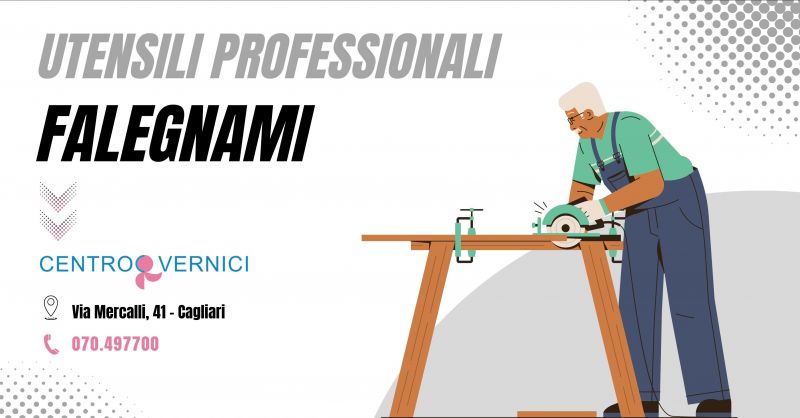 Utensili professionali per falegnami