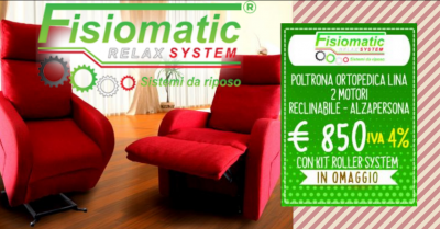 fisiomatic promozione poltrona elettrica alzapersona con ruote per anziani e disabili roma