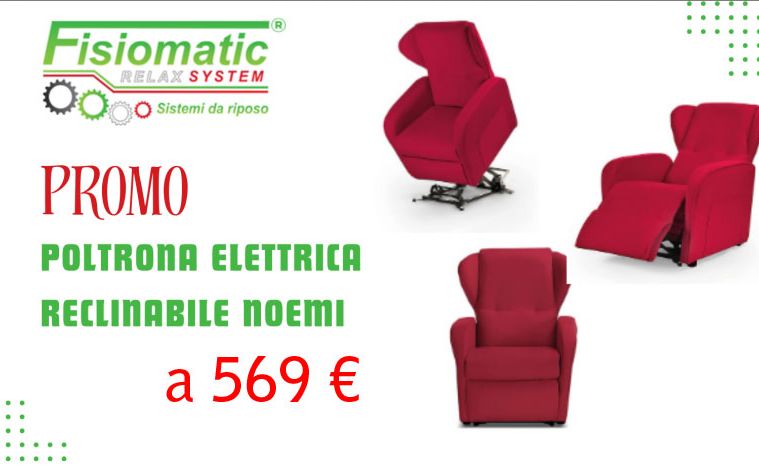 Offerta poltrona Noemi elettrica reclinabile