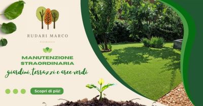 offerta servizio manutenzione straordinaria di giardini ed aree verdi