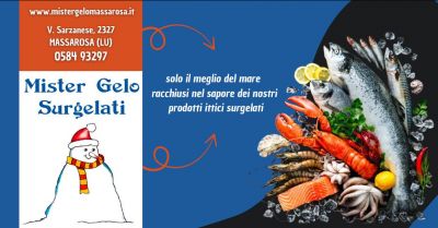 negozio vendita di pesce surgelato