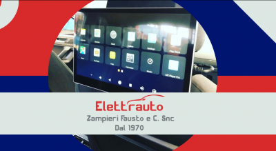 monitor android da poggiatesta con connessione bluetooth