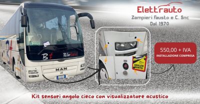 kit sensori angolo cieco con visualizzatore acustico