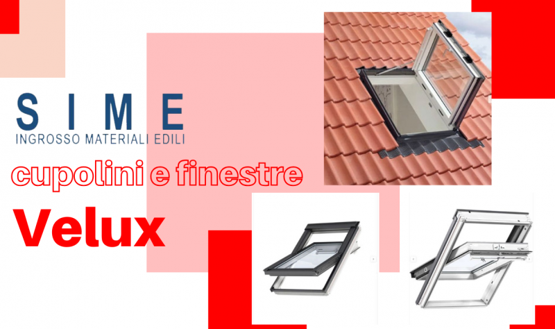 Vendita cupolini e finestre Velux