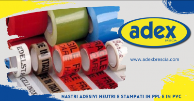adex offerta azienda produttrice di nastri adesivi stampati e neutri in ppl e pvc brescia