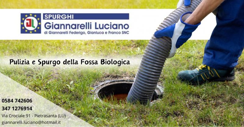 pulizia e spurgo della fossa biologica quando va fatta in Versilia