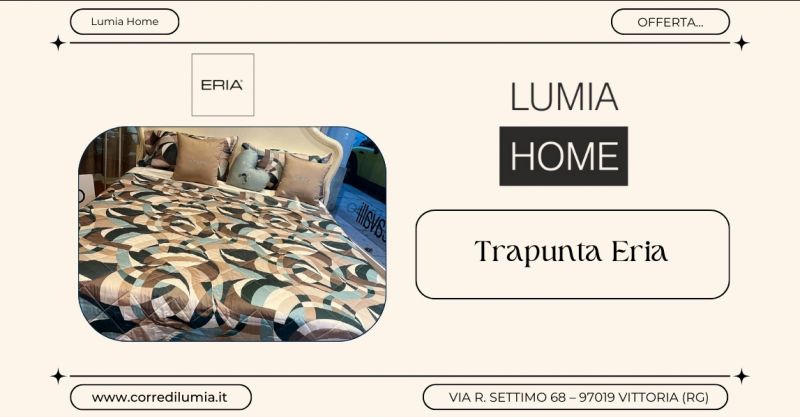 Trapunta matrimoniale serie cubismo Eria in offerta