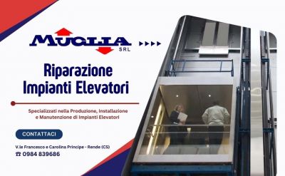 riparazione impianti elevatori per condomini e uffici a rende