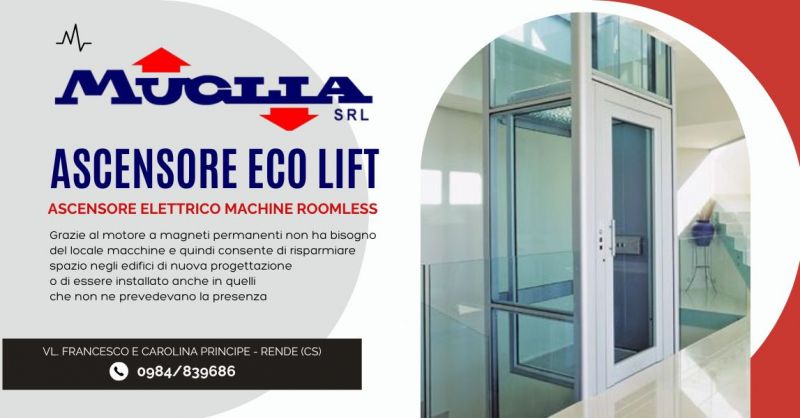 ascensore elettrico Eco Lift rende