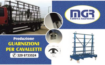 produzione guarnizioni per cavalletti porta vetro