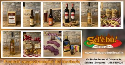 offerta prodotti enogastronomici genuini a marchio sel e bu