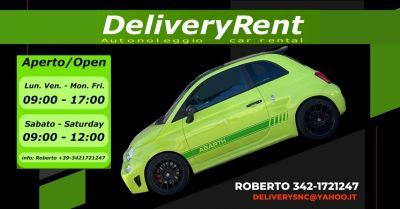 offerta servizio conveniente di noleggio auto e delivery rent