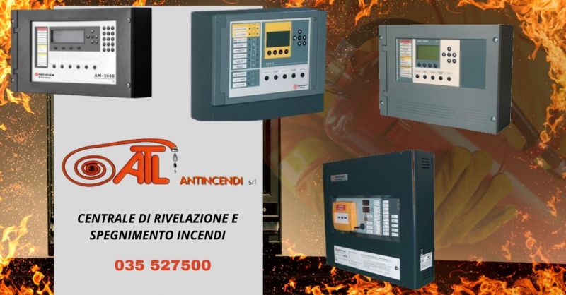 centrale di rivelazione e spegnimento incendi