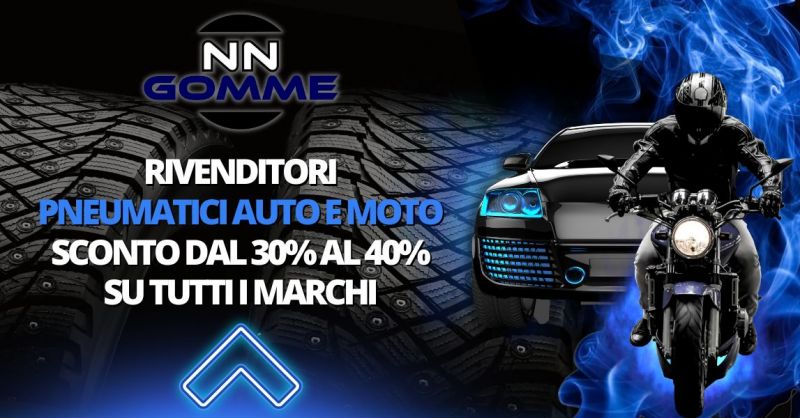 Vendita pneumatici auto e moto in sconto Nogarole