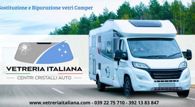 sostituzione e riparazione vetri camper