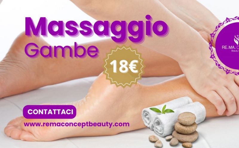 massaggio parziale gambe in offerta