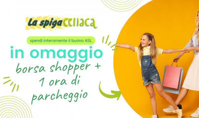 offerta borsa shopper in omaggio con buono asl